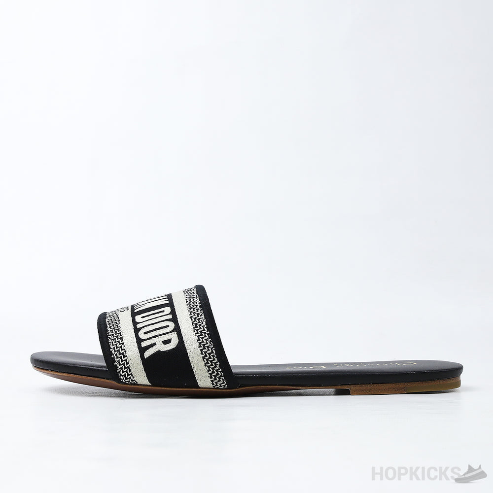 DIOR DWAY SLIDE Black (Dot Perfect)