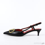 Valentino Garavani Leather VLOGO Pumps 80 (Premium Batch) - Photo 1