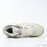 Off-White x Air Jordan 4 'Sail' (Dot Perfect) - Photo 4