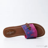 LV Monogram Gradient Pink Purple Slippers (Premium Batch) - Photo 4