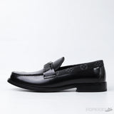 LV Major Side Monogram Black Loafers (Dot Perfect) - Photo 1