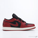 Air Jordan 1 Low Black Gym Red - Photo 4