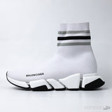 Bale*ciaga Speed 2.0 White Striped (Dot Perfect) - Photo 1