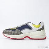 Gucci Rhyton Beige Ebony Sneakers (Dot Perfect) - Photo 1