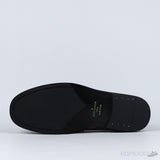 LV Moccasin Plain Leather Gold Black Loafers (Dot Perfect) - Photo 4