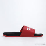 Adilette Red Black Slides - Photo 4