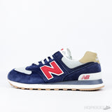 New Balance 574 Dark Blue Red (Premium Batch) - Photo 1