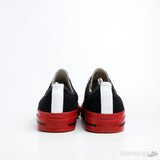 All-Star 70 Ox Comme des Garcons PLAY Black Red Midsole - Photo 6