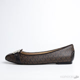 Michael Kors Lillie Moccasin Flats Brown (Dot Perfect) - Photo 1