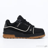 Louis Vuitton Trainer Maxi Black Brown Suede (Premium Plus Batch) - Photo 3