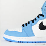 Air Jordan 1 Retro High White University Blue Black - Photo 8