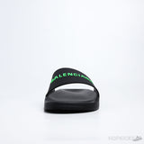 Balenciaga Pool Slide Black Fluo Green - Photo 2