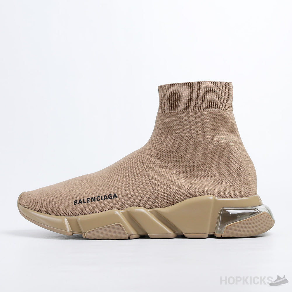 Balenciaga Speed Clear Sole Brown (Dot Perfect)