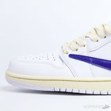 Travis Scott x Air Jordan 1 Low White Blue - Photo 8