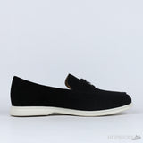 Loro Piana Black Summer Charm Loafer (Dot Perfect) - Photo 3