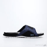 Air Jordan Hydro 13 Retro Midnight Navy Blue Black Slides - Photo 3