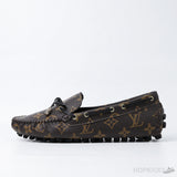 LV Monogram Brown Moccasins (Premium Plus Batch) - Photo 1