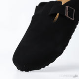 Birkenstock Boston Black Footbed (Dot Perfect) - Photo 8