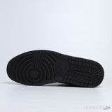 Air Jordan 1 High Patent Black Metallic Gold (Dot Perfect) - Photo 8