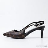 LV Decollete Monogram Brown PUMP (Dot Perfect) - Photo 1