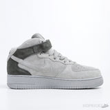 Air Force 1 Mid X Reigning Champ White Grey Black - Photo 4