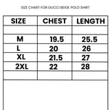 GG Stretch Cotton Polo Shirt Beige - Photo 5