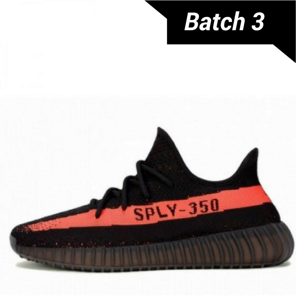 Yeezy Boost 350 V2 Black Red [ QC FINAL BATCH ]