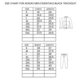 Adidas Men Essentials Black Tracksuit - Photo 6