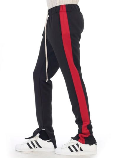 Track pants black/red [ Zipper - Street wear ]
