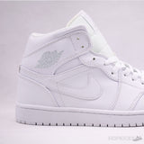 Air Jordan 1 Hi Triple White (Slight stain) - Photo 7