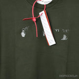 Off-White Dark Green T-Shirt (Economy Batch) - Photo 6