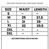 Bape Big ABC Camo Shark Green Trouser - Photo 3