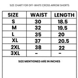Off-White Cross Arrow Black Shorts - Photo 2