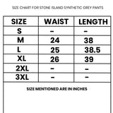 SI Synthetic Mens Nylon Metal Track Pants Grey - Photo 2