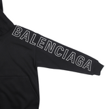 Balenciaga Embroidered Cotton Hoodie - Photo 4
