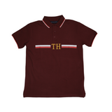 Tom Hilfiger Stripped Red Polo T-Shirt (Economy Batch) - Photo 1