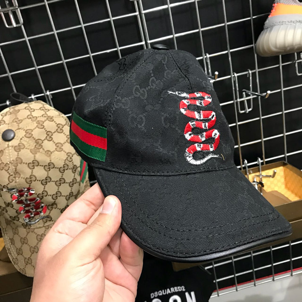Gucci Snake BLACK Cap with box [ PREMIUM QUALITY ]