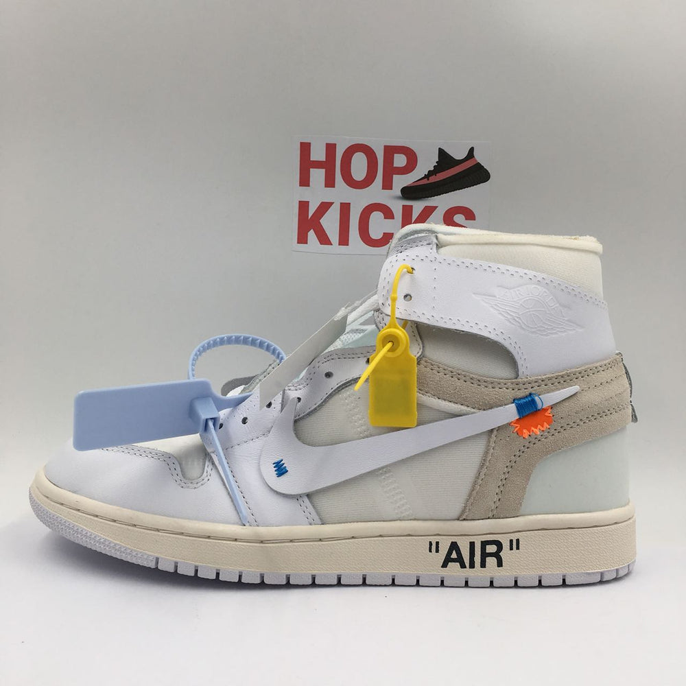 OFF WHITE X Air Jordan 1 White AQ0818-100 [Top Batch]