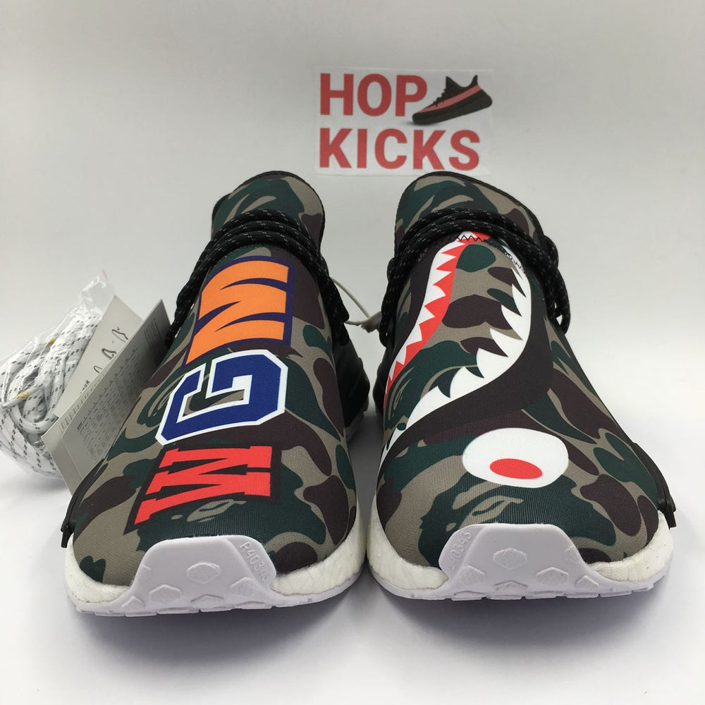 Bape x Pharrell Williams x Adidas NMD Human Race Real Boost [ Dot Perfect Versions ]