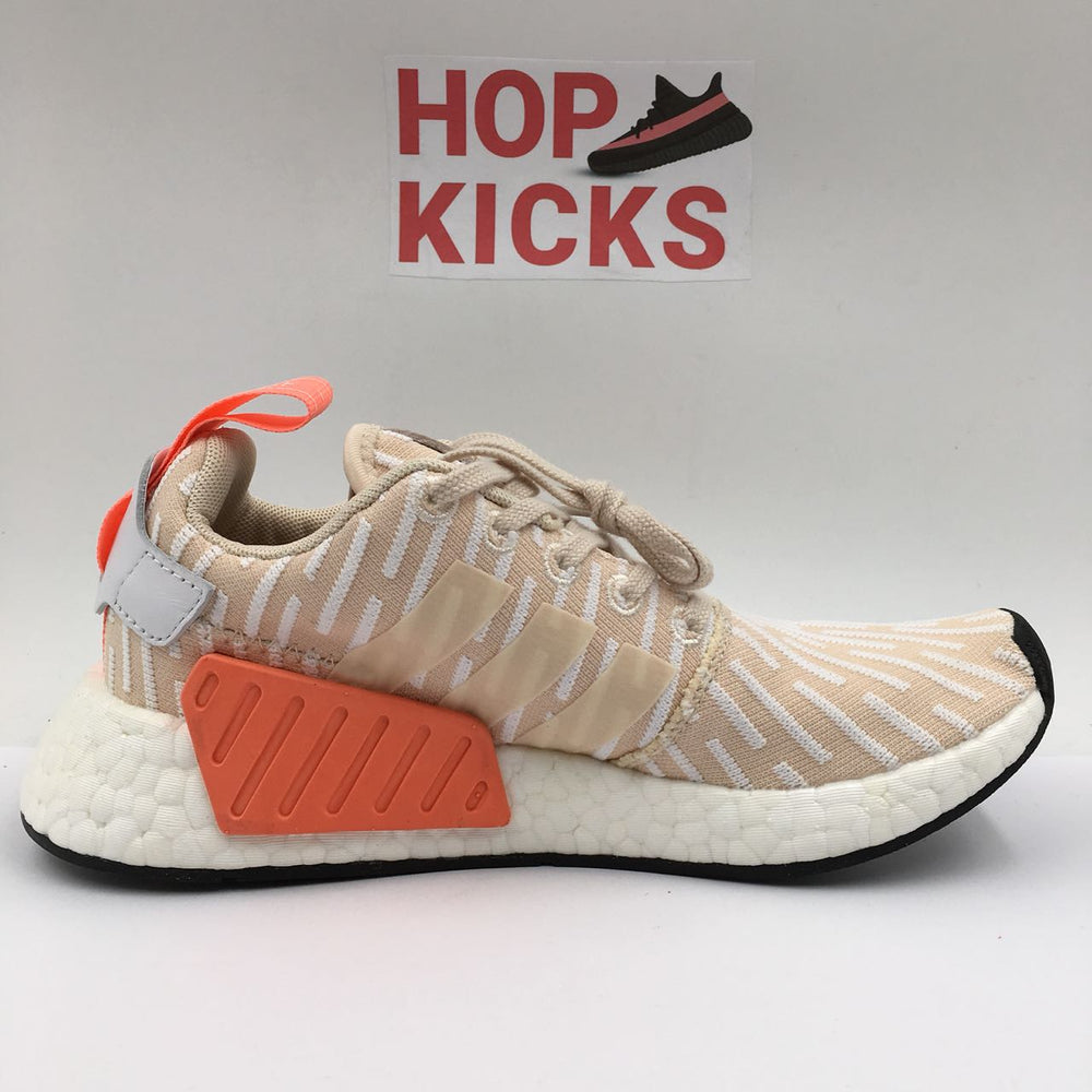 Adidas NMD R2 Primeknit "Linen White" [ Dot Perfect Versions ]