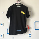 OFF WHITE Fire Line Tape T shirt [ HYPED!! / High Quality ] - Photo 1