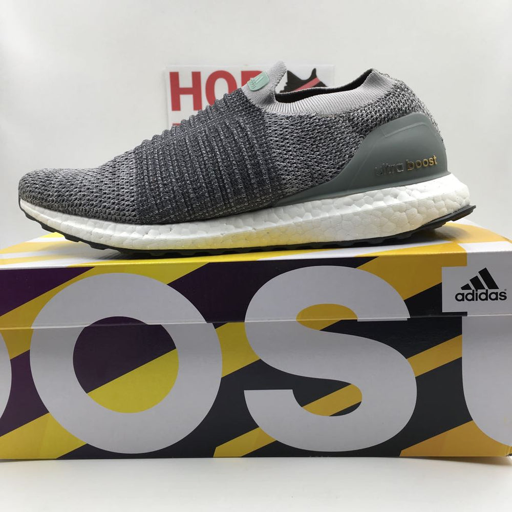 Ultra Boost LACELESS Uncaged GREY WHITE S80956 on CLEARANCE [ REAL BOOST / TOP OF THE LINE ]
