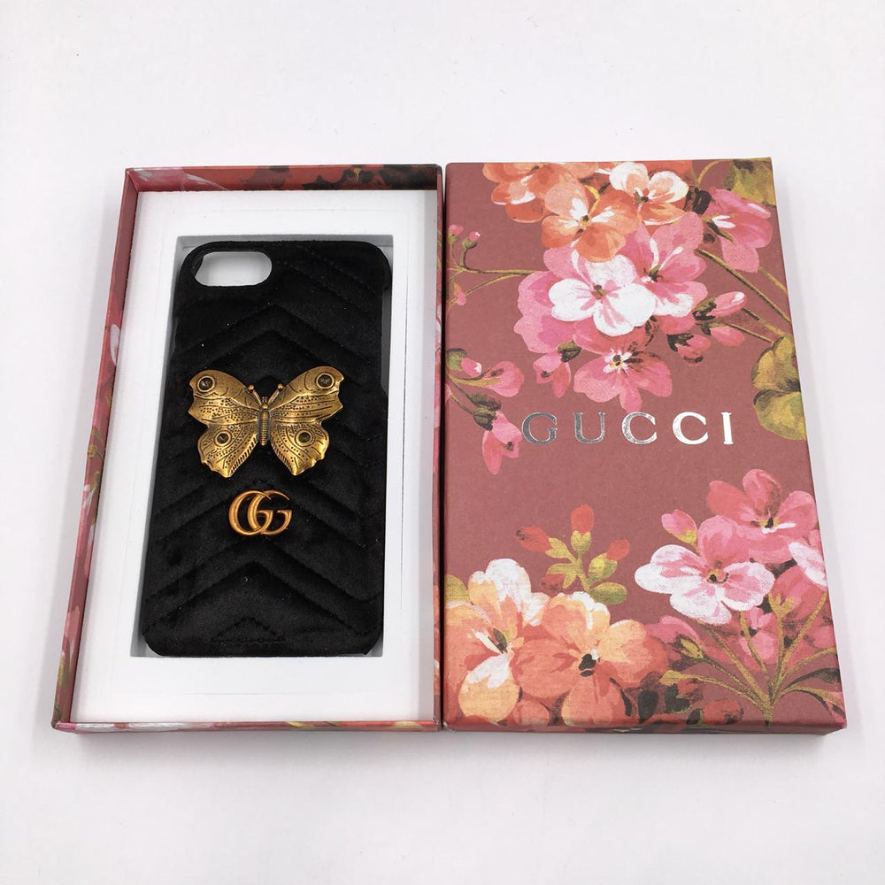 G Butterfly Black Iphone Cover
