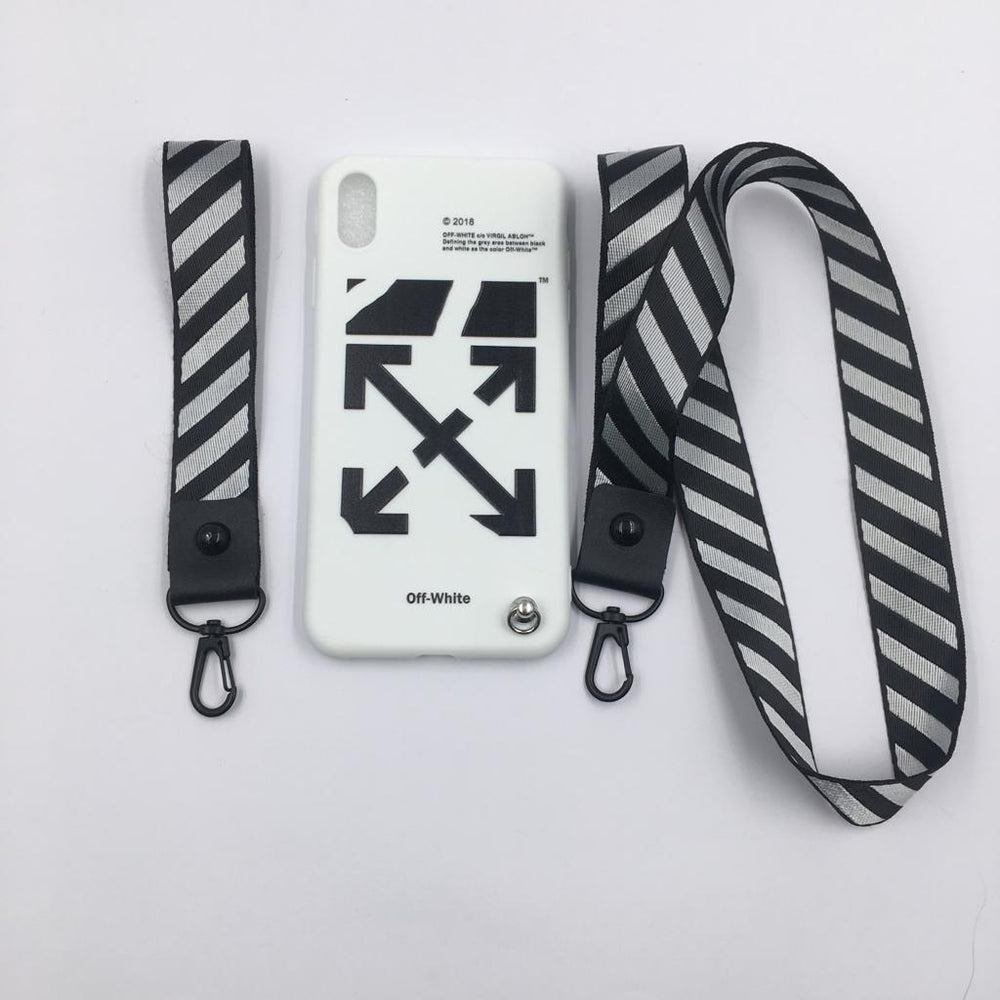 Off White White Classic Black Cross