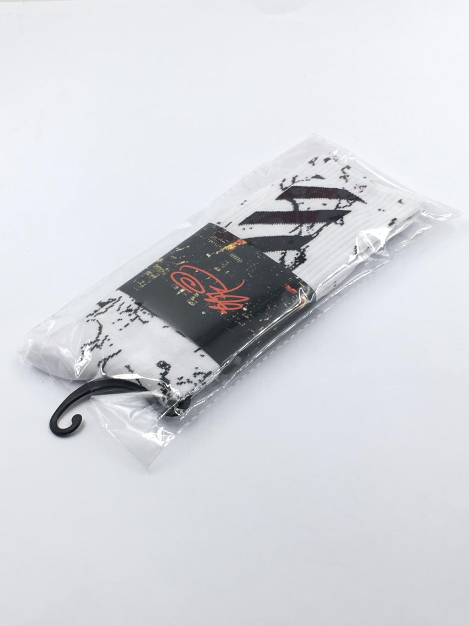 Off White Medium Socks