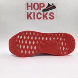 Adidas NMD R2 Primeknit "White Red" - Photo 3