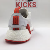 Adidas NMD R2 Primeknit "White Red" - Photo 4