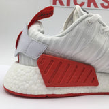 Adidas NMD R2 Primeknit "White Red" - Photo 5