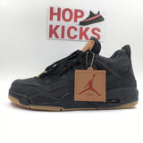 Levis x Air Jordan 4 Black Denim - Photo 1