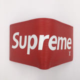 Supreme x LV Slender Wallet Red - Photo 2